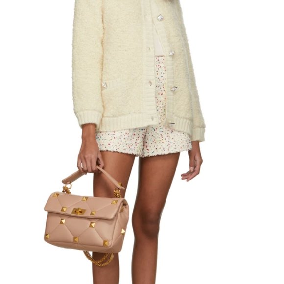 VALENTINO Off-White Mohair & Wool Cardigan Jacket - Picture 4 of 4